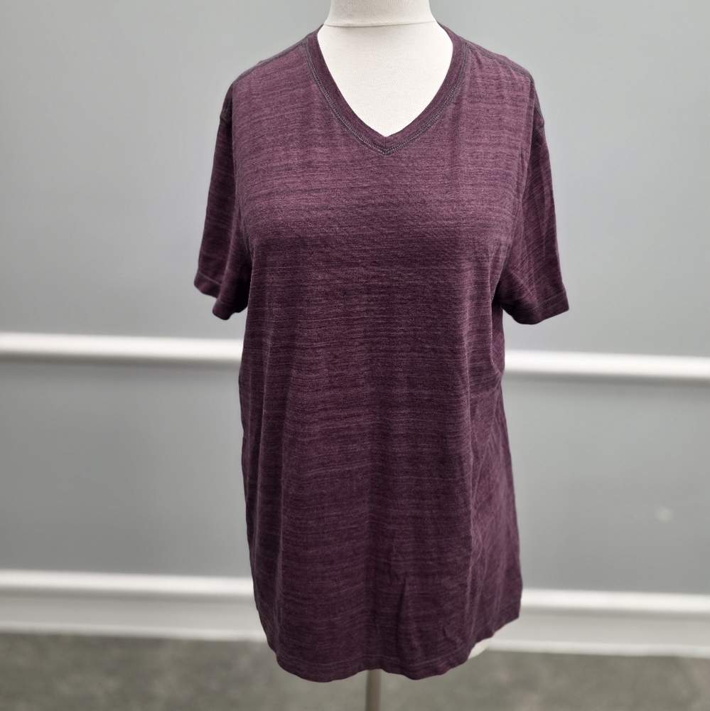 Rock & Republic Deep Purple Heather Short Sleeve Tee